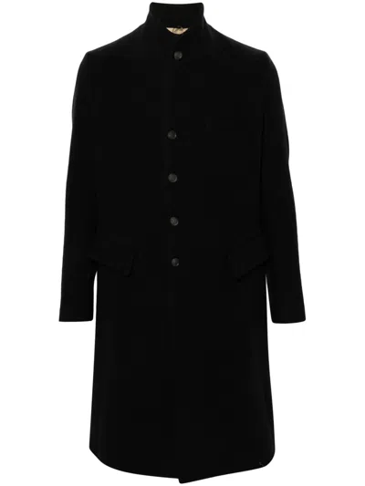 Masnada Felted Coat In Black