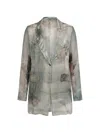 Masnada Graphic-print Unlined Jacket In Multi