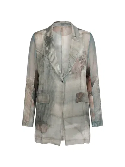 Masnada Graphic-print Unlined Jacket In Multi