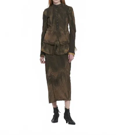 Masnada Grenadier Jacket In Smokey Sepia In Brown
