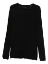 Masnada Long Sleeve T-shirt In Black