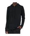 Masnada Long-sleeved Hooded Sweatshirt In Black