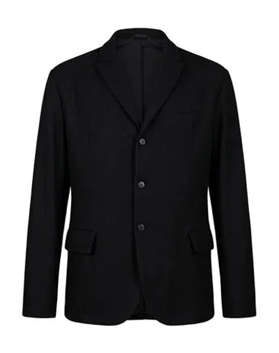 Masnada Man Blazer Black Size 44 Virgin Wool, Elastane