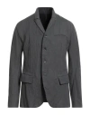 Masnada Man Blazer Grey Size 40 Cotton, Wool, Metal In Gray