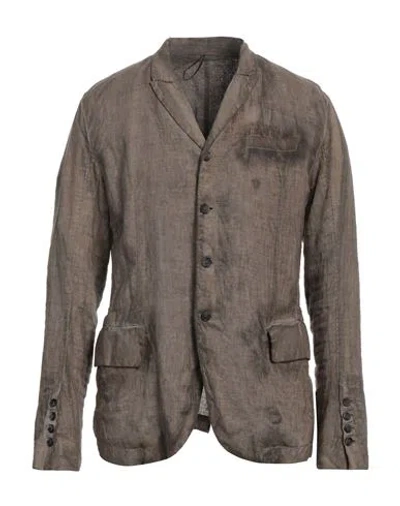 Masnada Single-breasted Linen Blazer In Beige