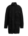 Masnada Man Coat Black Size 44 Cotton, Elastane