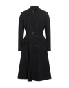 Masnada Man Coat Black Size 44 Cotton, Wool, Metallic Fiber