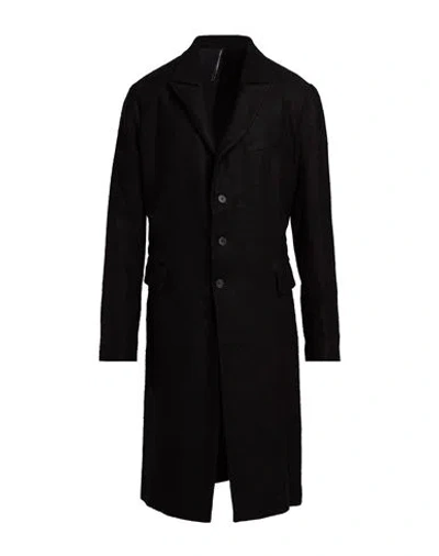 Masnada Man Coat Black Size 44 Wool, Cotton, Polyamide