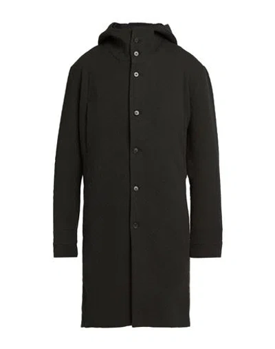 Masnada Man Coat Dark Green Size 44 Cotton, Wool, Polyamide
