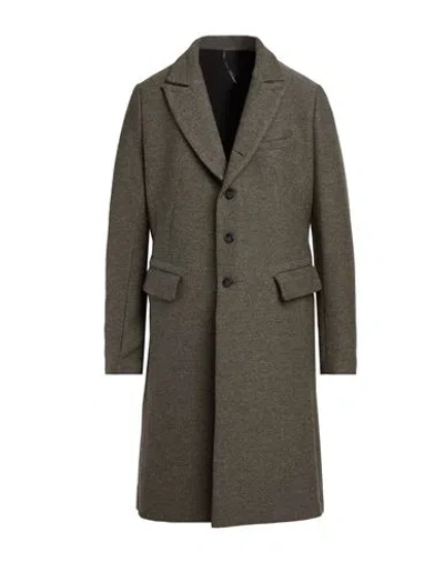 Masnada Man Coat Military Green Size 44 Wool, Cotton, Polyamide