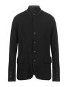 Masnada Man Jacket Black Size 42 Hemp, Wool In Black