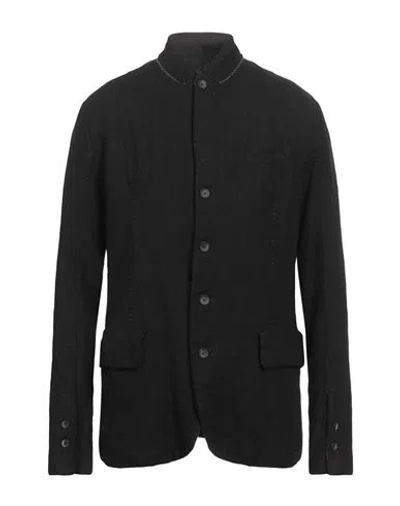 Masnada Man Jacket Black Size 42 Hemp, Wool