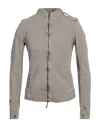 Masnada Man Jacket Khaki Size 38 Cotton, Elastane In Gray
