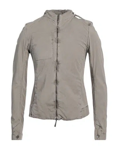 Masnada Man Jacket Khaki Size 38 Cotton, Elastane In Gray