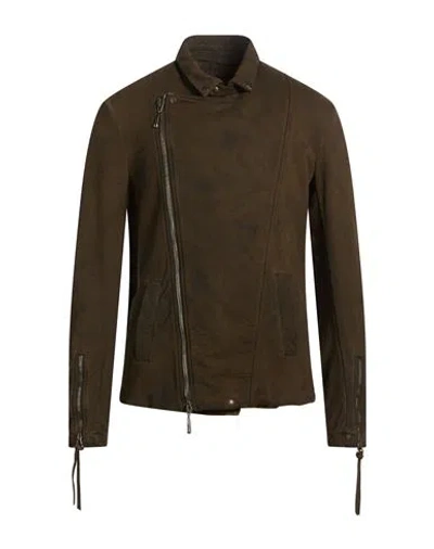 Masnada Man Jacket Military Green Size 40 Cotton