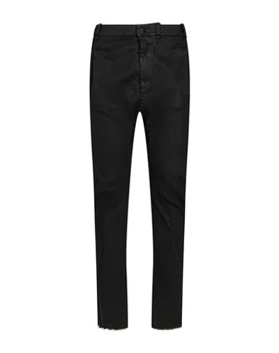 Masnada Man Jeans Black Size 32 Cotton, Elastane
