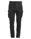 Masnada Man Pants Black Size 42 Cotton, Elastane In Black