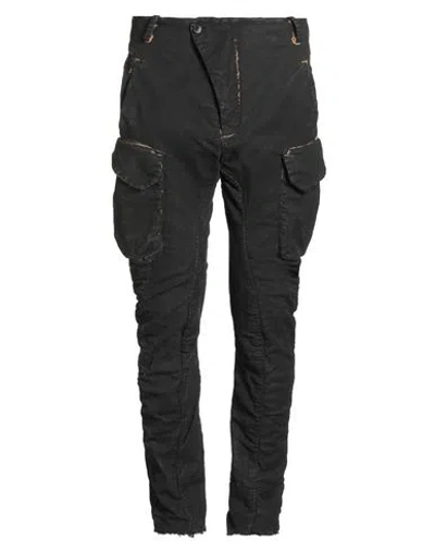 MASNADA MASNADA MAN JEANS CHARCOAL SIZE 32 COTTON, ELASTANE