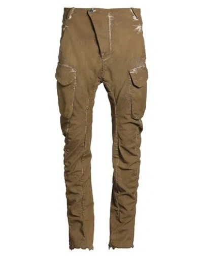 Masnada Man Jeans Mustard Size 32 Cotton, Elastane In Brown