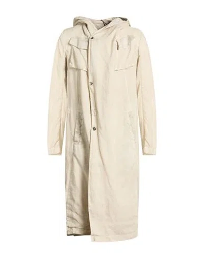Masnada Man Overcoat & Trench Coat Beige Size 40 Ramie In Neutral