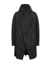 Masnada Man Overcoat & Trench Coat Black Size 42 Cotton, Elastane In Black
