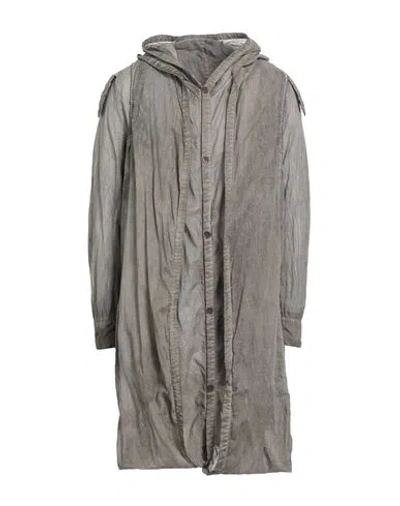 Masnada Man Overcoat & Trench Coat Khaki Size 38 Cotton In Beige