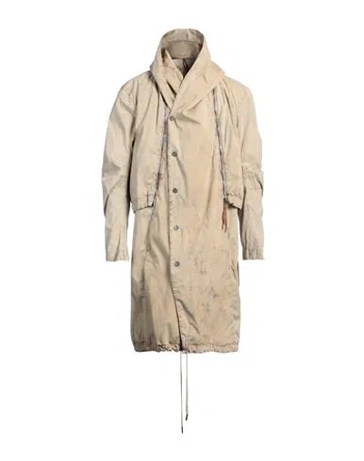 Masnada Man Overcoat & Trench Coat Sand Size 40 Cotton, Elastane In Neutral