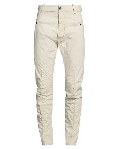 Masnada Man Pants Beige Size 32 Cotton, Elastane In Neutral