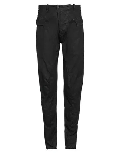 Masnada Man Pants Black Size 30 Cotton, Elastane In Black