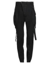 Masnada Man Pants Black Size 30 Cotton, Elastane