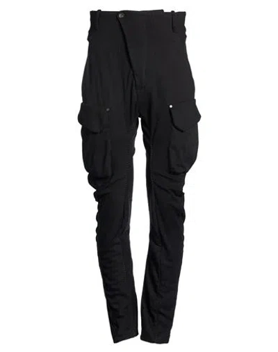 Masnada Man Pants Black Size 30 Wool, Elastane