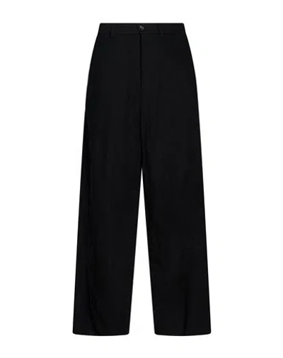 Masnada Man Pants Black Size 32 Wool, Cotton, Metal