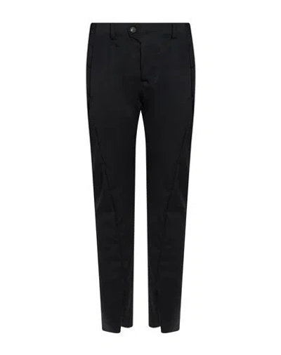 Masnada Man Pants Black Size 32 Wool, Elastane