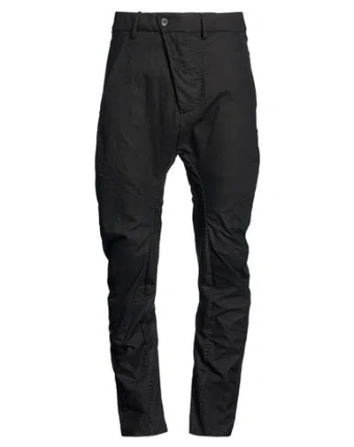 Masnada Man Pants Black Size 34 Cotton