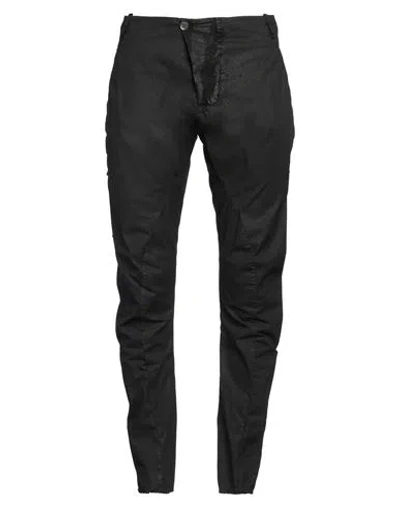 Masnada Man Pants Black Size 34 Cotton, Elastane