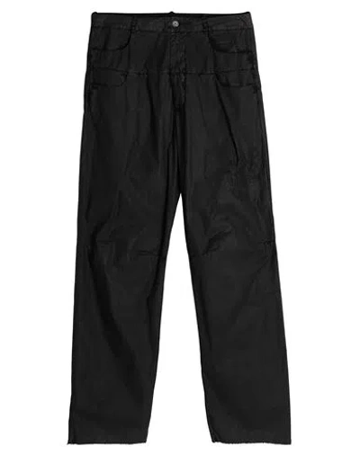 Masnada Man Pants Black Size 34 Cotton, Elastane