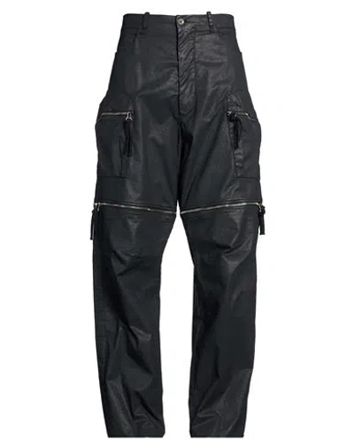 Masnada Man Pants Black Size 34 Cotton, Elastane