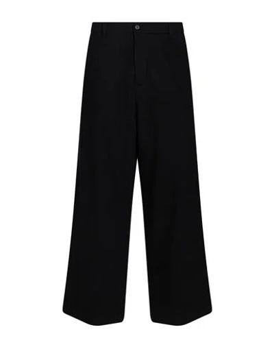 Masnada Man Pants Black Size 34 Wool, Elastane