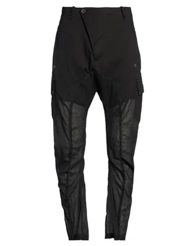 Masnada Man Pants Black Size 36 Cotton