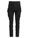 Masnada Man Pants Black Size 36 Cotton, Elastane