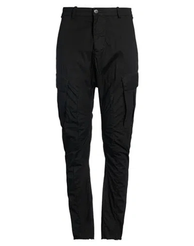 Masnada Man Pants Black Size 36 Cotton, Elastane