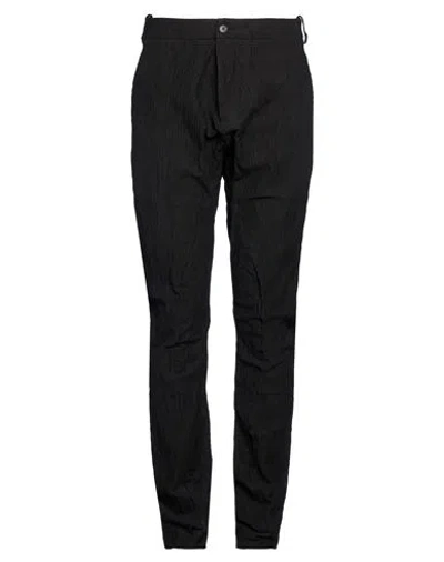 Masnada Man Pants Black Size 36 Cotton, Metal Fiber, Elastane