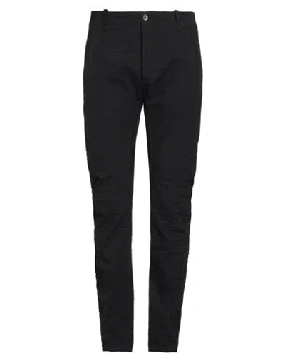 Masnada Man Pants Black Size 38 Cotton