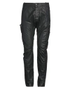 Masnada Man Pants Black Size 38 Linen In Black