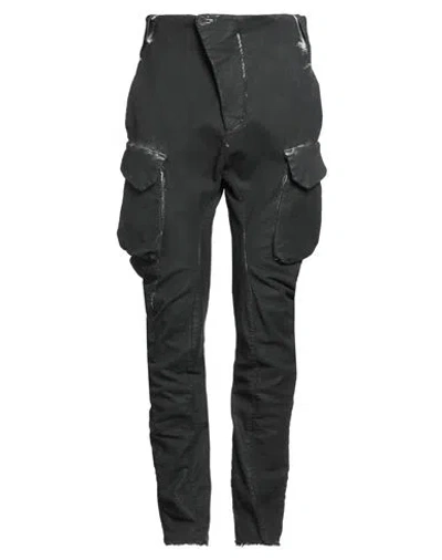Masnada Man Pants Black Size 42 Cotton, Elastane