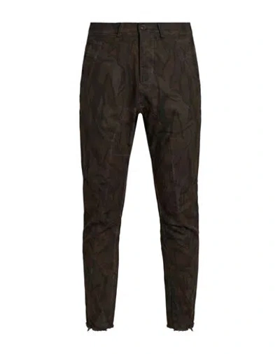 Masnada Man Pants Brown Size 30 Cotton, Elastane