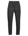 Masnada Man Pants Charcoal Size 32 Cotton, Elastane In Black