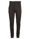 Masnada Man Pants Dark Brown Size 34 Cotton