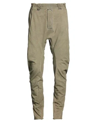 Masnada Man Pants Green Size 32 Cotton, Elastane In Brown
