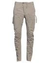 Masnada Man Pants Khaki Size 34 Cotton, Elastane In Beige